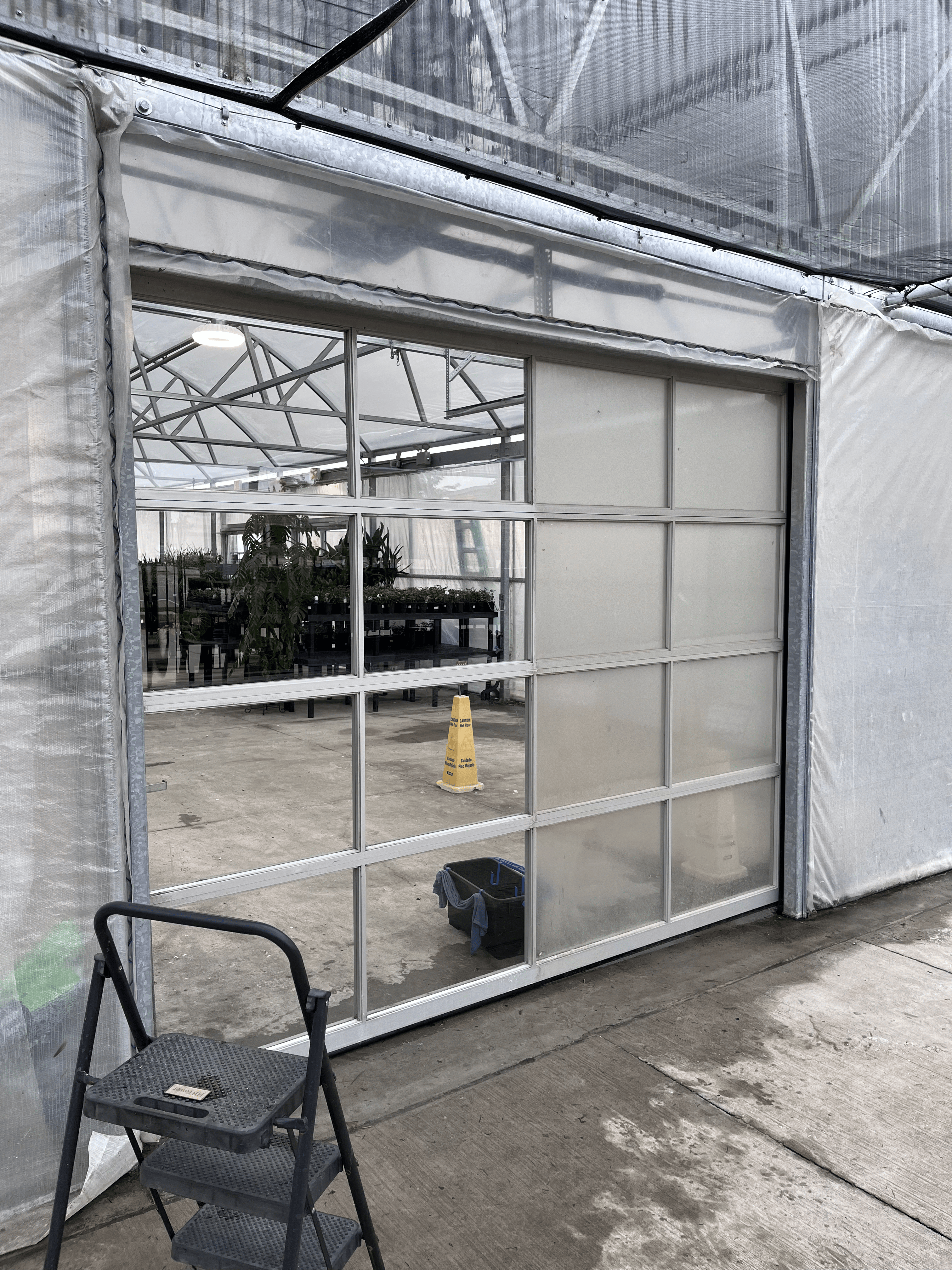 Before and after window cleaning